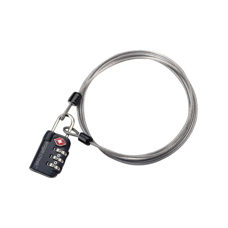 3 dial TSA Lock & Cable