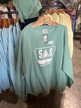 SMO Burn Wash Fleece Crew Neck Sweatshirt