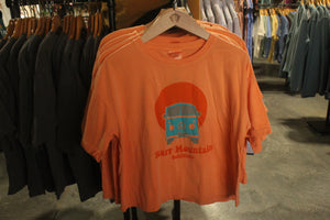 SMO HIPPY VAN ORANGE CROP TOP