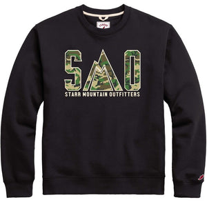 Embroidered Essential Fleece Crew