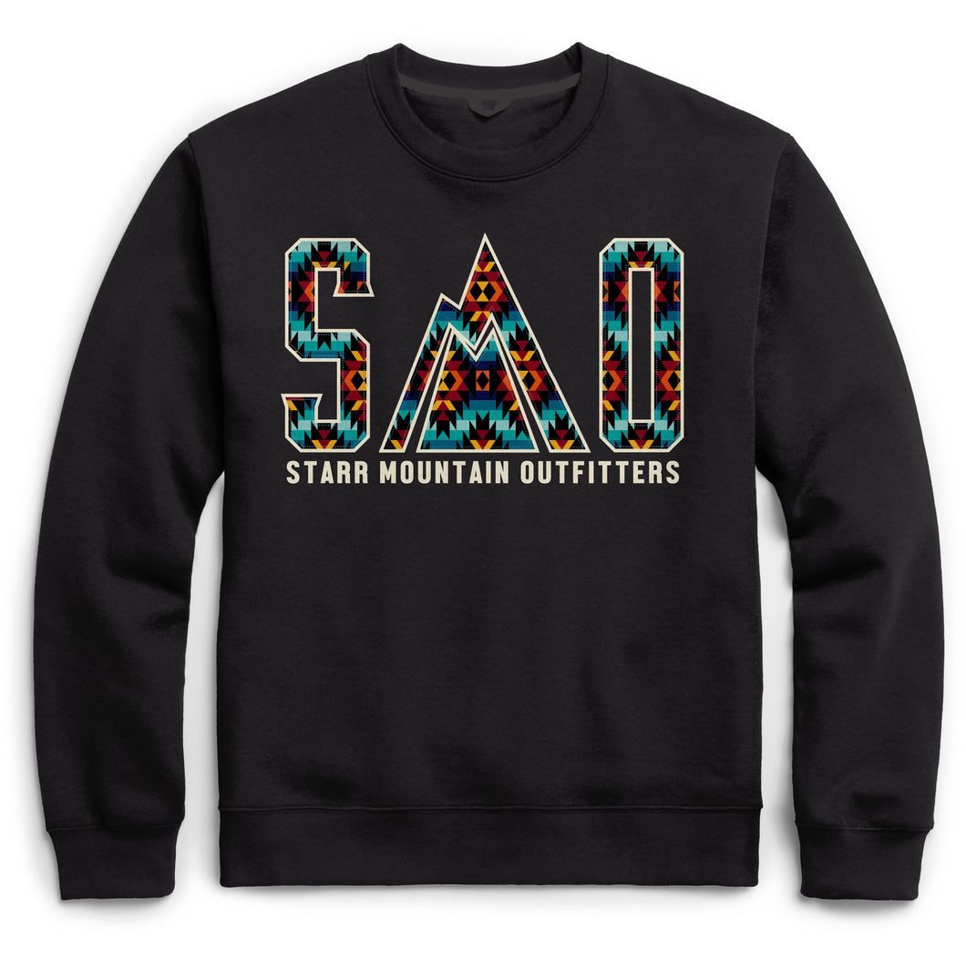 Embroidered Essential Fleece Crew
