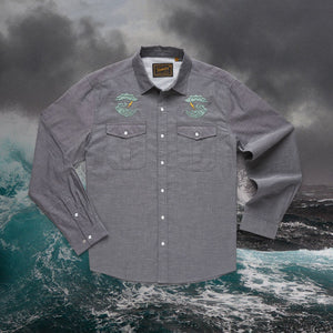 Turbulent Waters -Gaucho Snapshirt