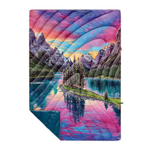 Original Printed Puffy Blanket