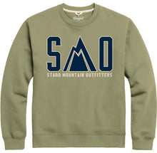 Embroidered Essential Fleece Crew